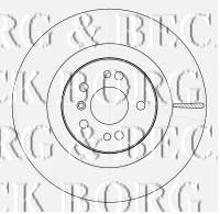BORG & BECK bbd5790s -  ДИСК ТОРМОЗНОЙ 1 ШТ